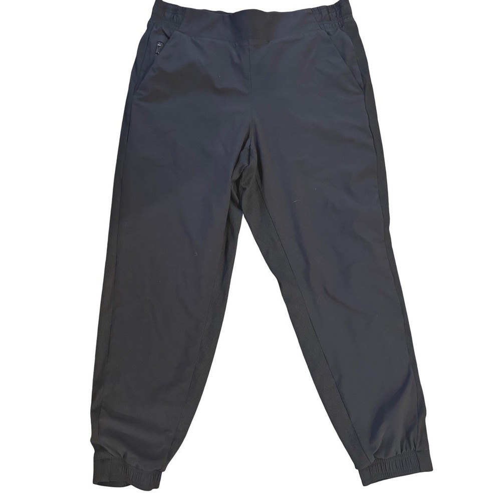 Athleta Lined Joggers Black Hiking Pants Womens 10P Petite 10 P